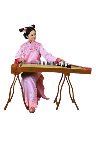 50免抠元素 免抠摄影 美女 人物 服装 古风 演奏