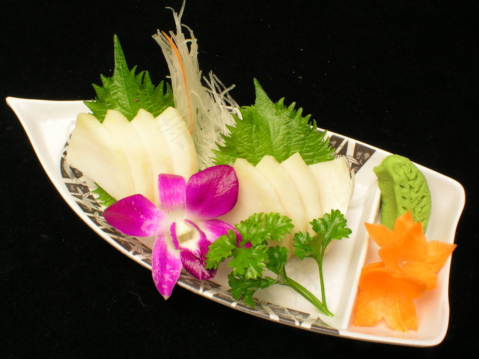  油甘刺身白金枪