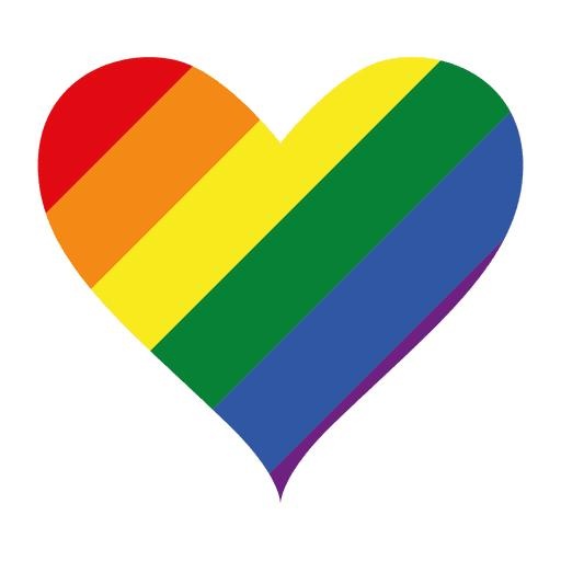 LGBT 心 PNG免抠(512x512)