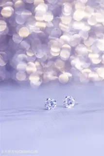 婚礼钻石耳饰