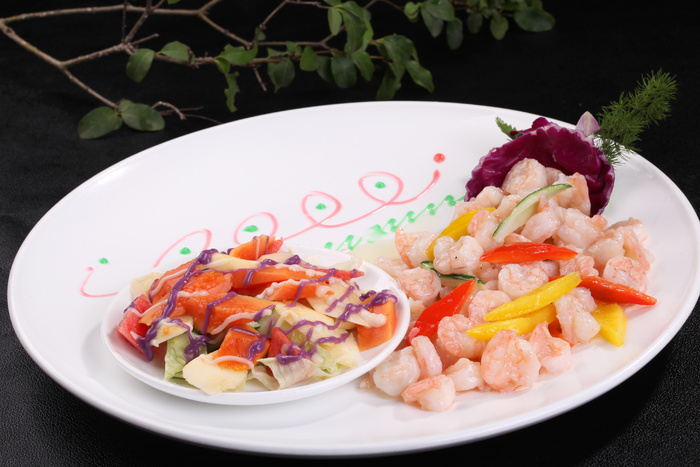 沙拉水晶虾仁 (1)