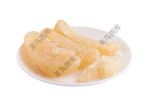 柚子肉装盘高清图