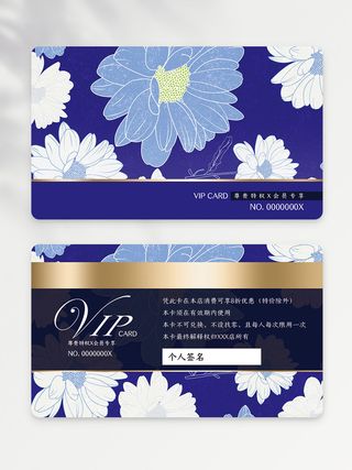 质感VIP卡设计模板