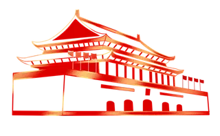 *建军节建党国庆节党建元素图片 卡通手绘PNG透明免扣PS素材