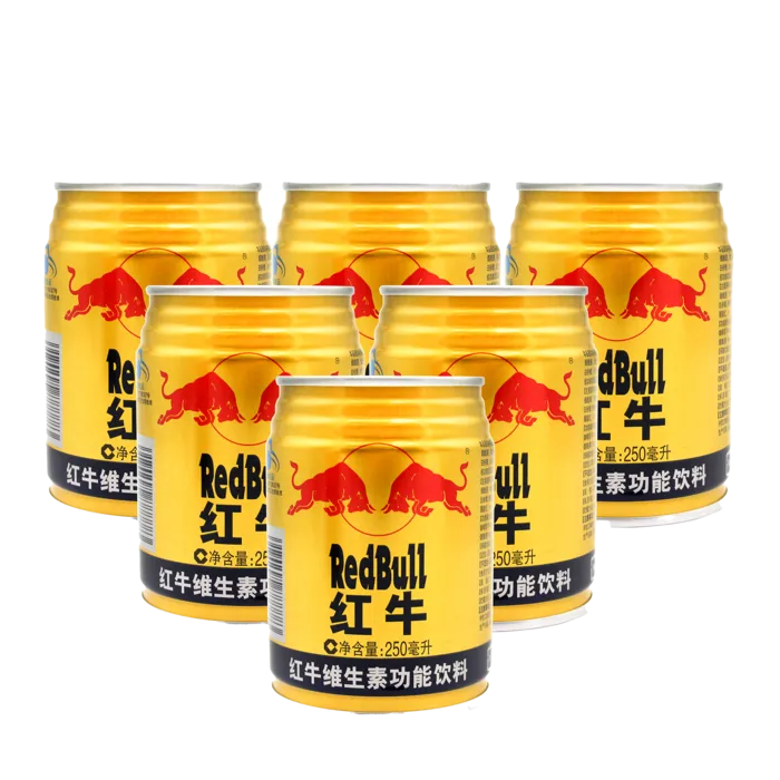 红牛4超市商品白底图免抠实物摄影png格式图片透明底