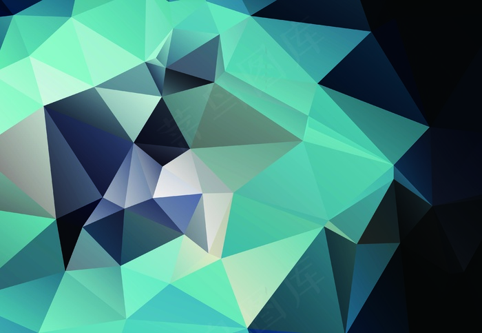 炫彩几何图形背景 几何艺术设计 多边形背景图片