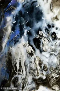 抽象时尚水墨艺术油画挂画