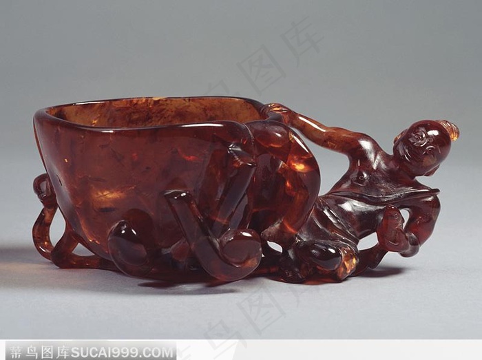 荷叶形状玛瑙装饰物