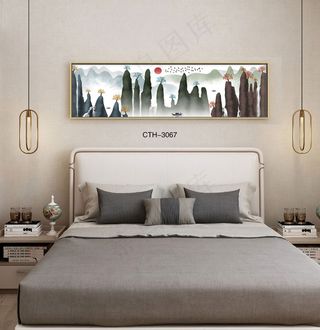 轻奢晶瓷装饰画客厅沙发背景墙卧室床头挂画酒店样板间房间模型现代抽象风