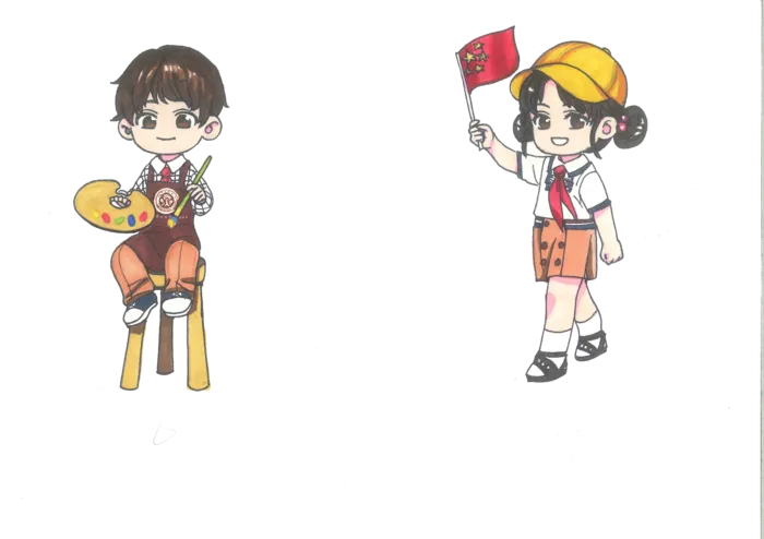 小学生绘画卡通
