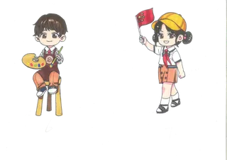 小学生绘画卡通