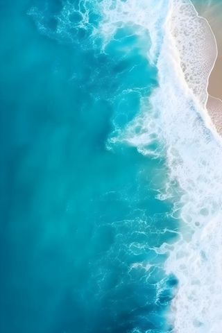 大海水面俯视背景