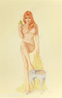 美人图裸体美女高清插画 美人图裸体美女高清插画