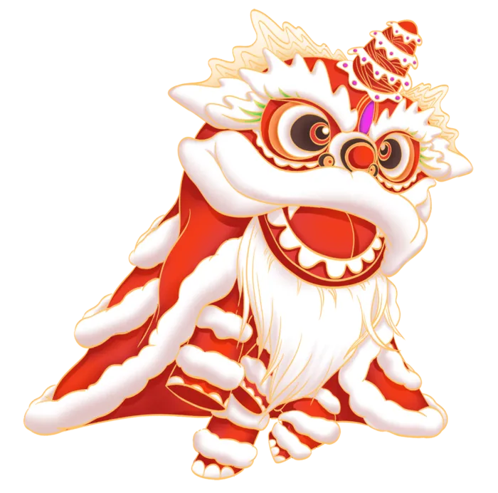 元旦新年春节舞狮