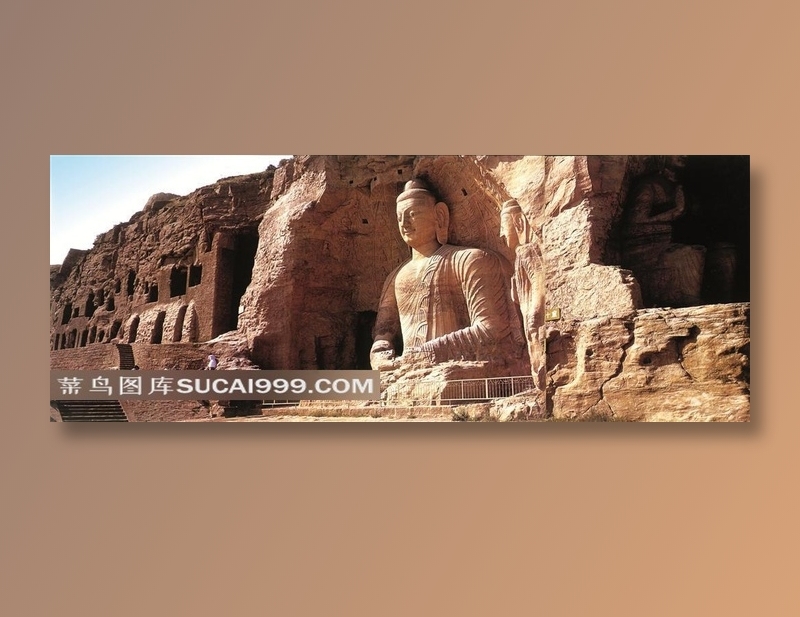 山西云冈石窟风景图片