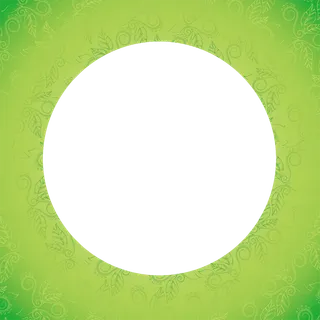 绿色圆盘卡通素材