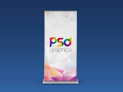 易拉宝样机 易拉宝效果图