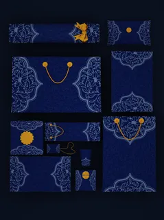 VI样机包装盒贴图包装logo样机