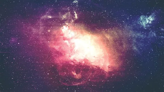 大气紫色渐变太阳系星空海报背景 大气紫色渐变太阳系星空海报背景