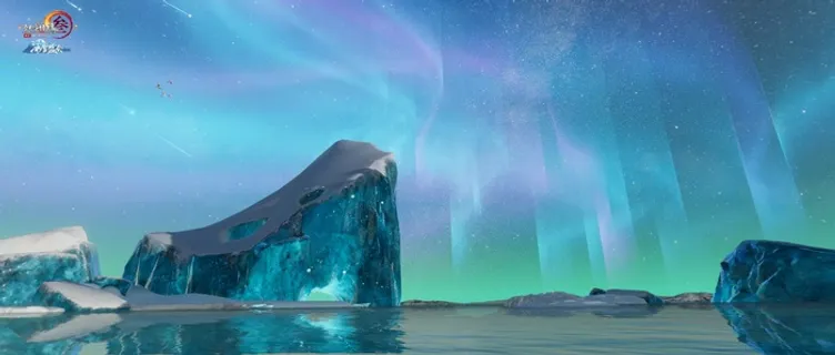 绿色极光壁纸图片