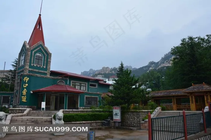 崂山风景区仰口索道入口