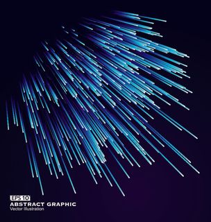 几何抽象粒子线条光线科技感网页banner展板背景AI矢量设计素材