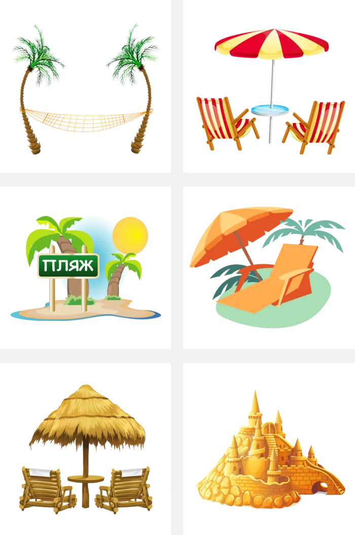 夏季旅游海滩胜地