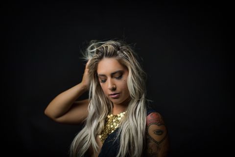 纹身美女漂亮头像图片