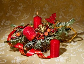 圣诞烛光素材图片下载