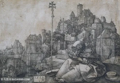 丢勒手绘欧洲建筑艺术插画 丢勒手绘欧洲建筑艺术插画