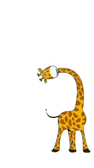 长颈鹿卡通