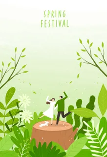 春天插画