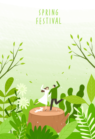 春天插画