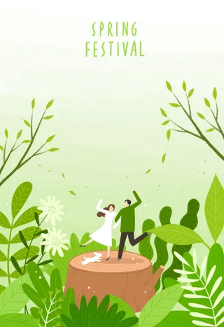 春天插画
