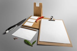 创造饭馆菜单样机