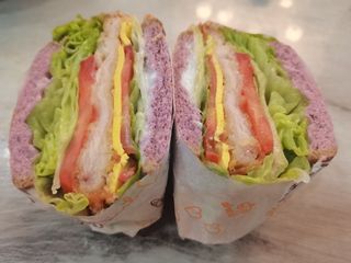 芝士鸡腿蔬菜三明治奶酪颜值三明治菜品菜谱实拍元素素材