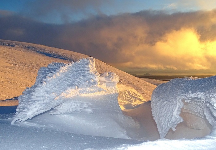 冬天自然背景风景
