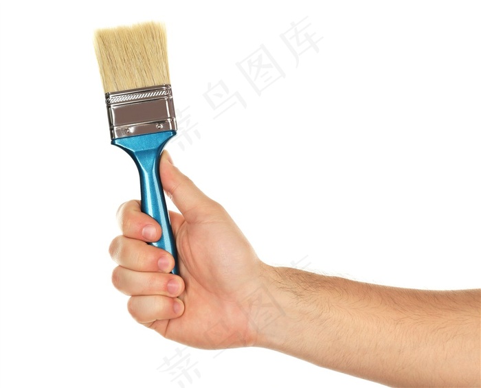 拿着刷子的手势