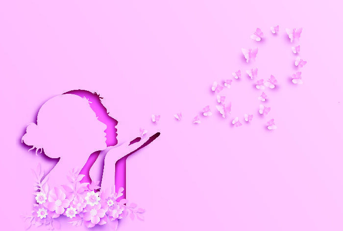 三八妇女节女神节背景eps,ai矢量模版下载