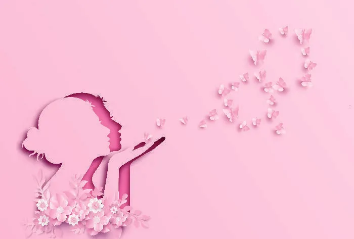 三八妇女节女神节背景eps,ai矢量模版下载