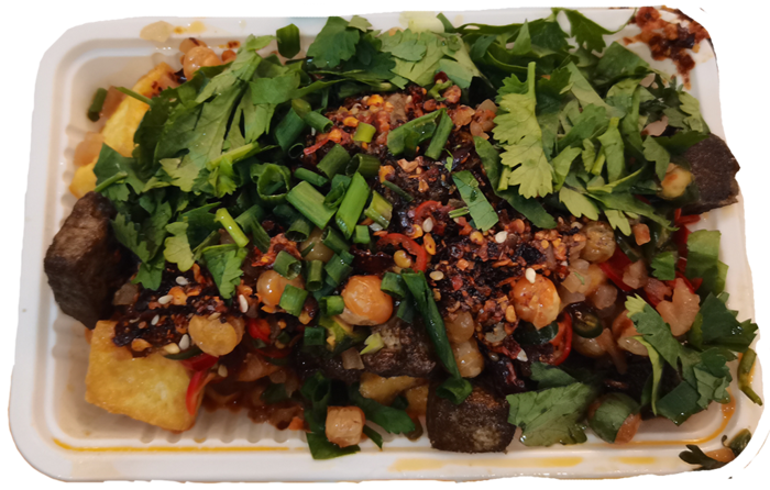 黄豆豆腐包浆黑豆嫩豆腐油炸香煎免抠摄影元素