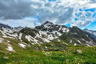冬天白雪背景风景