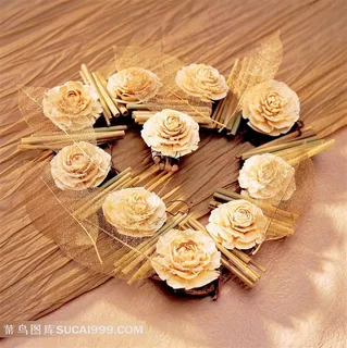 情人节浪漫艺术玫瑰花环 情人节浪漫艺术玫瑰花环