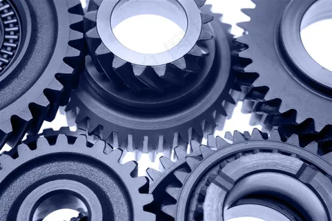 工业齿轮摄影素材