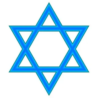 红大卫 PNG 犹太明星 PNG免抠