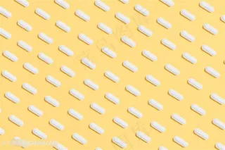 白色药片医用背景图片