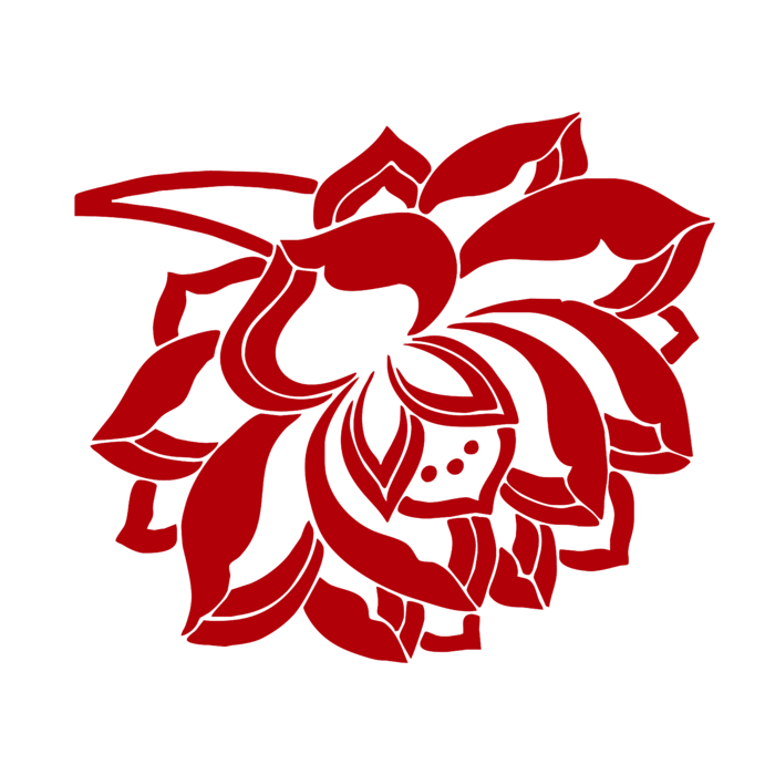 红色喜庆简约风传统吉祥纹样纹路纹理免扣PNG素材图片 (33)