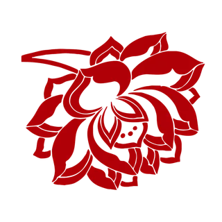 红色喜庆简约风传统吉祥纹样纹路纹理免扣PNG素材图片 (33)