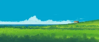 蓝色 风景 白云 背景 海报