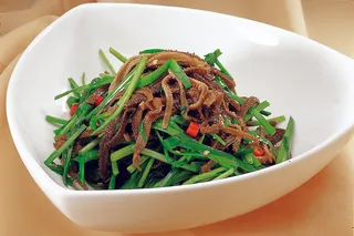 川菜湘菜高清菜谱 韭菜炒毛肚38元例